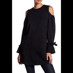 LUSH Nordstrom Cold Shoulder Tie Sleeve French